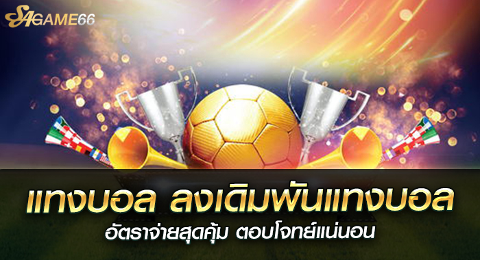 แทงบอล ลงเดิมพันแทงบอลอัตราจ่ายสุดคุ้ม ตอบโจทย์แน่นอน